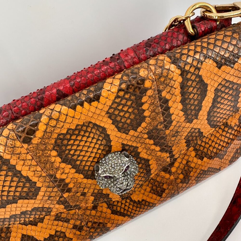 Gucci Python Thiara Medium Double-Sided Shoulder … - image 3